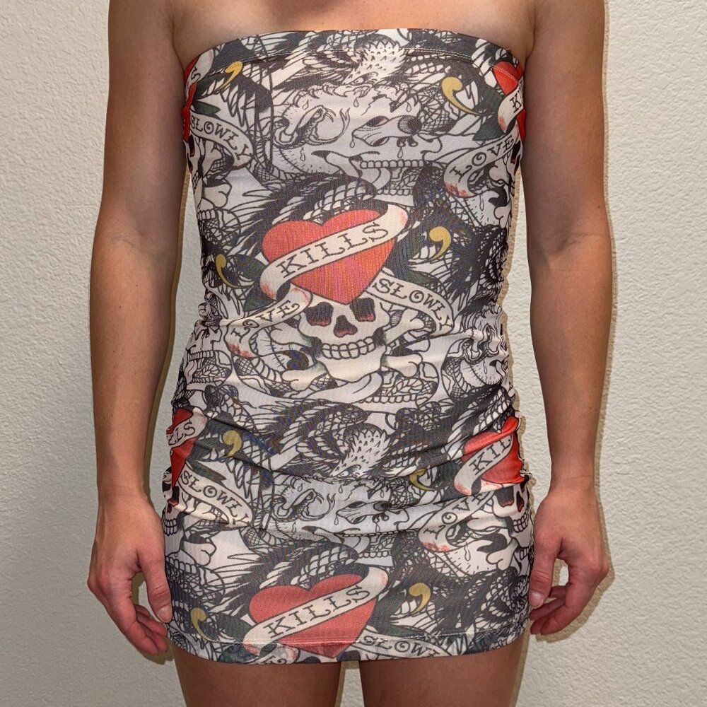 Ed Hardy Tube Top Dress